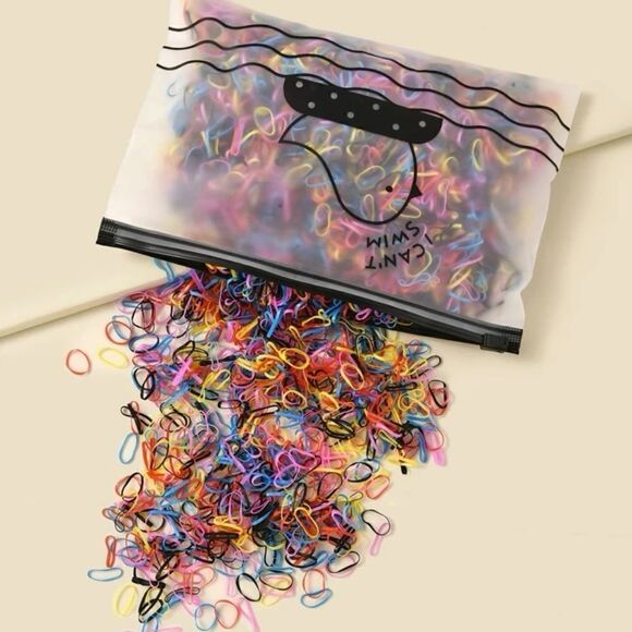5000pc Mini Elastic Hair Ties - Picture 1 of 9